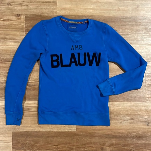 Scotch & Soda Other - Scotch & Soda // Amsterdams Blauw logo crewneck